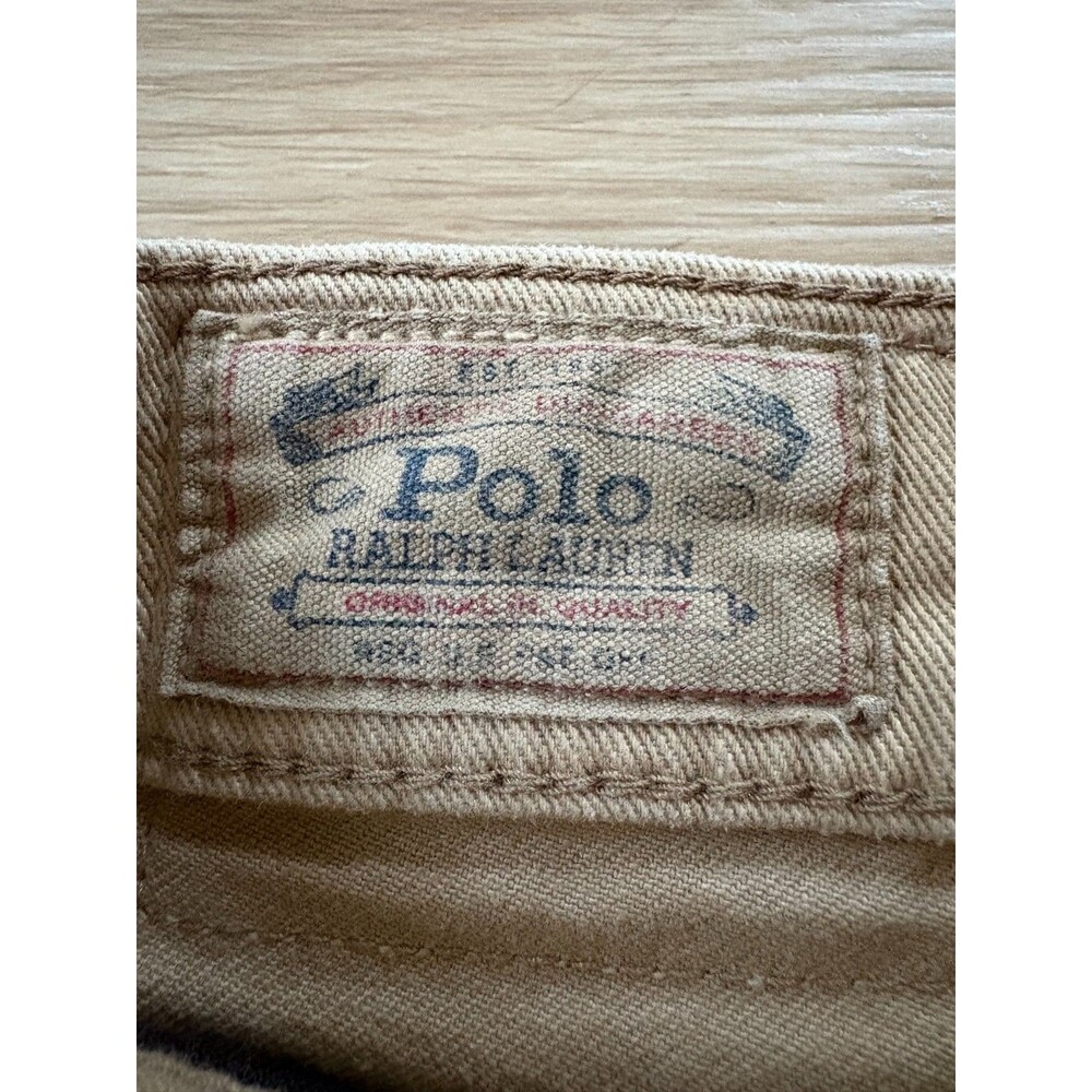vintage Polo Ralph Lauren Women's Tompkins Skinny Lace Up Brown Jeans Size 25 - Picture 7 of 12